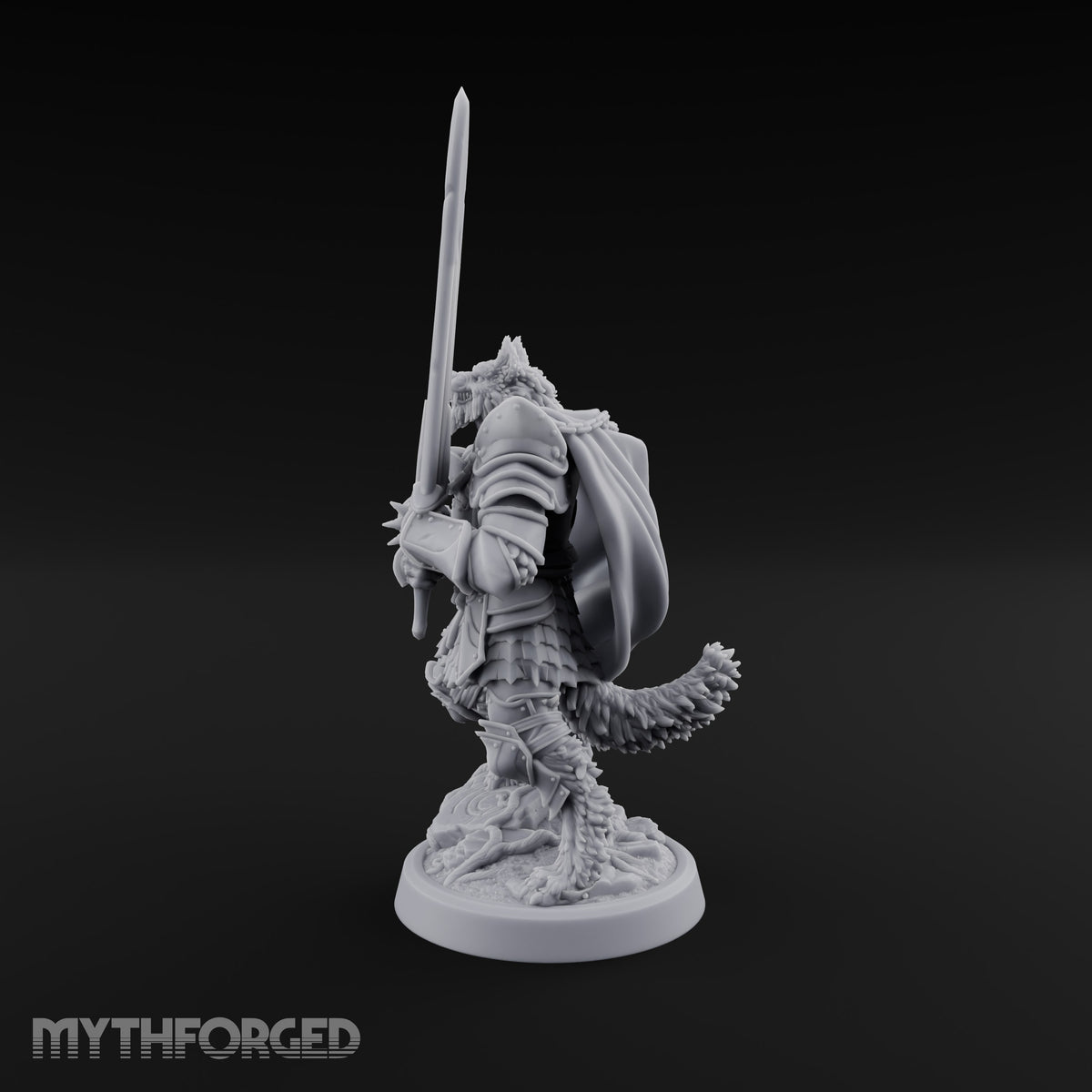 The Howl Meets Steel Werewolf Greatsword Warrior
