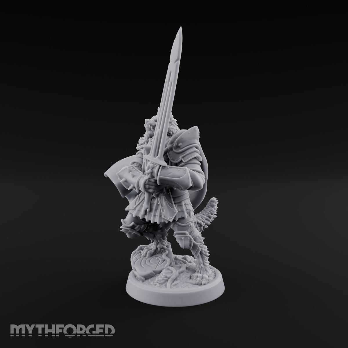 The Howl Meets Steel Werewolf Greatsword Warrior