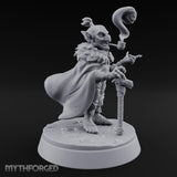 Pipe Smoking Cane Leaning Goblin Boss Miniature for Dungeons and Dragons, Pathfinder or other TTRPGs