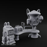 Pipe-Venting Gauge-Covered Arcane Workshop Machines Miniature for Dungeons and Dragons, Pathfinder or other TTRPGs