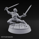 Second Sword Comes Down Laughing Human Pirate Duelist