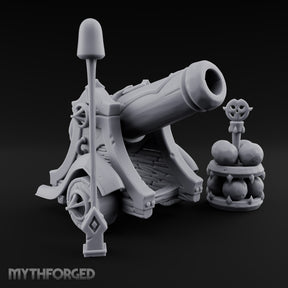 Powder Monkey's Day Off Wooden Pirate Cannon
