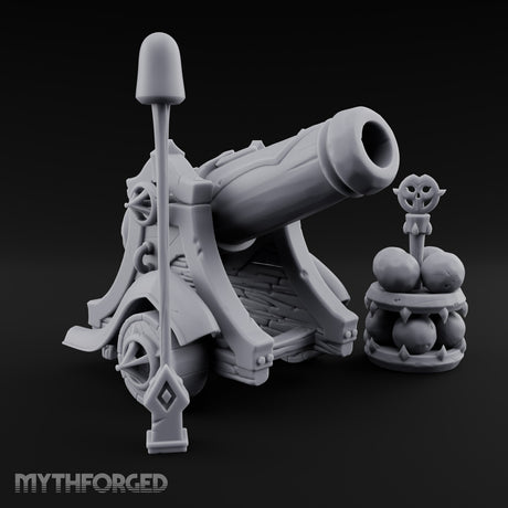 Powder Monkey's Day Off Wooden Pirate Cannon