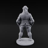 Belly Out Strutting Pirates Miniature for Dungeons and Dragons, Pathfinder or other TTRPGs