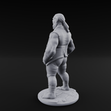 Belly Out Strutting Pirates Miniature for Dungeons and Dragons, Pathfinder or other TTRPGs