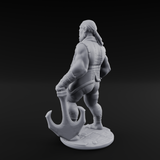 Belly Out Strutting Pirates Miniature for Dungeons and Dragons, Pathfinder or other TTRPGs
