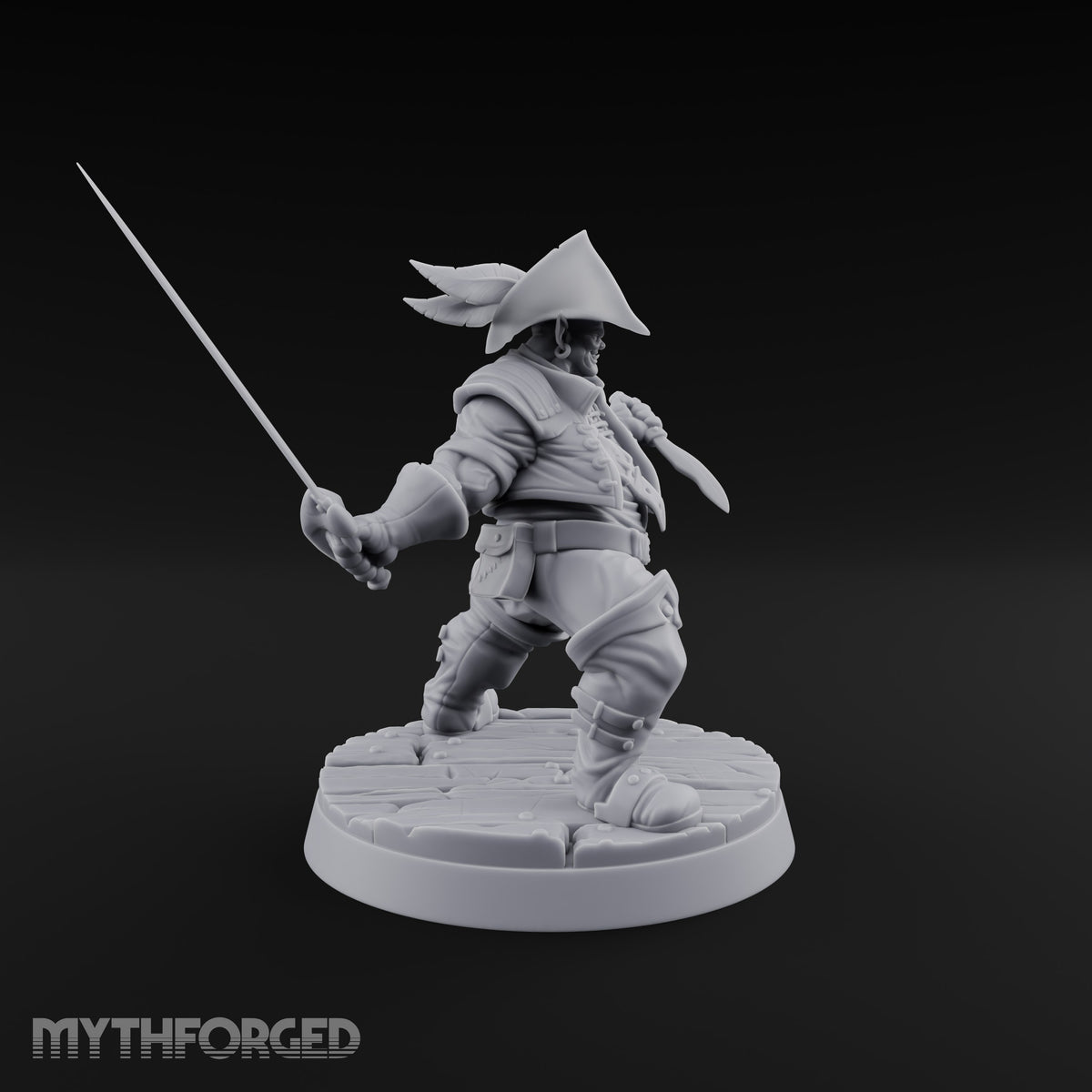 Hasn't Lost a Duel, Only the Count Half-Orc Pirate Duelist