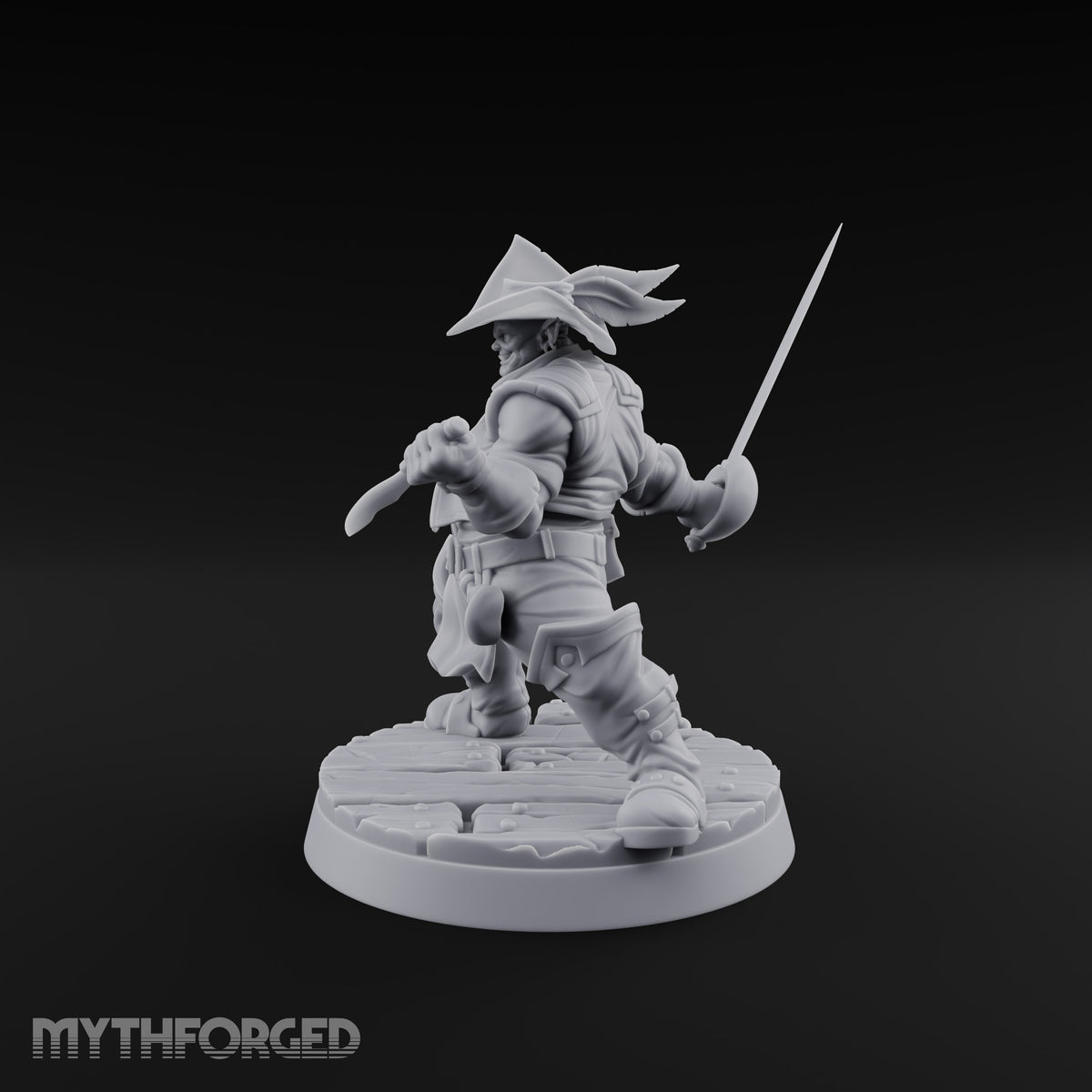 Hasn't Lost a Duel, Only the Count Half-Orc Pirate Duelist