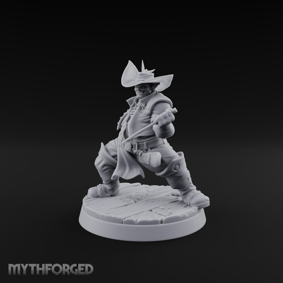 Hasn't Lost a Duel, Only the Count Half-Orc Pirate Duelist