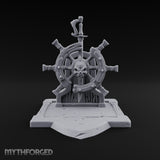 Helmsman Long Gone, Wheel Still Gripped Pirate Ship Wheel Terrain