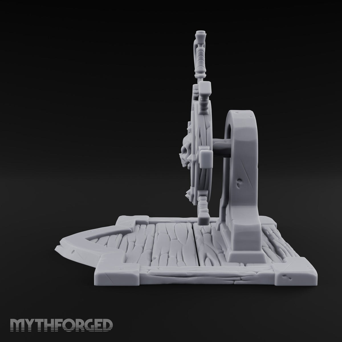 Helmsman Long Gone, Wheel Still Gripped Pirate Ship Wheel Terrain