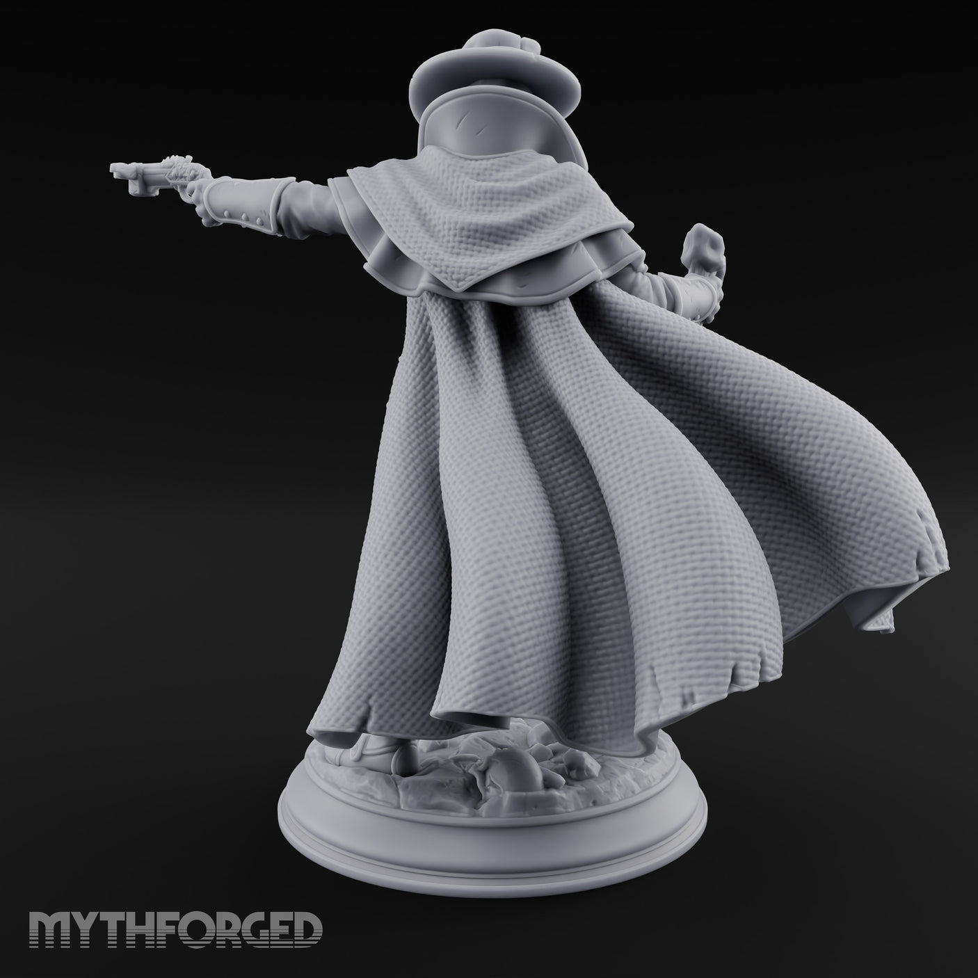 Pistol Aiming Staff Gripping Human Witch Hunter gallery 12