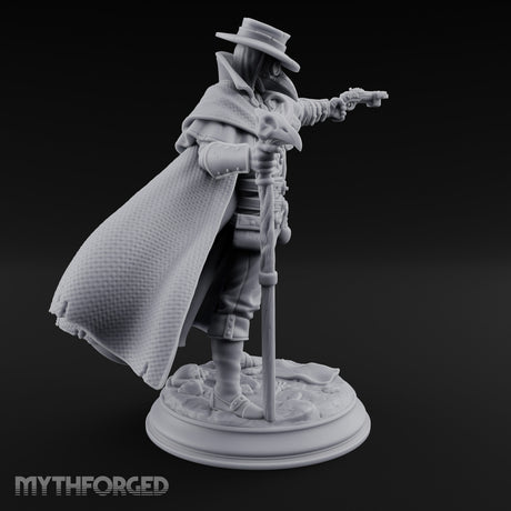 Pistol Aiming Staff Gripping Human Witch Hunter gallery 7
