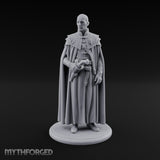 Pistol Clutching Human Inquisitor Miniature for Dungeons and Dragons, Pathfinder or other TTRPGs
