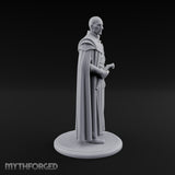 Pistol Clutching Human Inquisitor Miniature for Dungeons and Dragons, Pathfinder or other TTRPGs