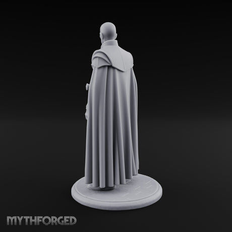 Pistol Clutching Human Inquisitor Miniature for Dungeons and Dragons, Pathfinder or other TTRPGs