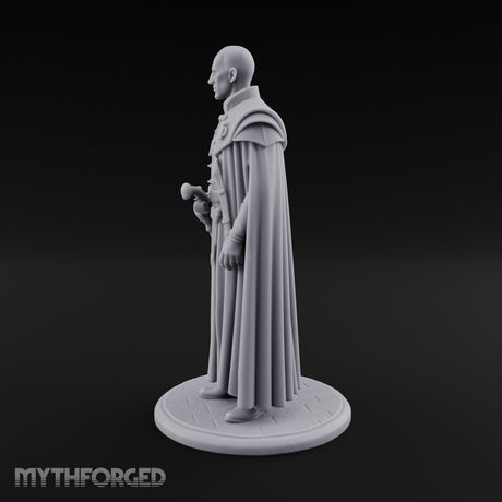 Pistol Clutching Human Inquisitor Miniature for Dungeons and Dragons, Pathfinder or other TTRPGs