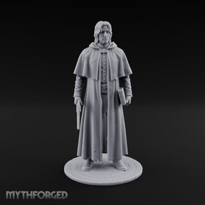 Pistol Clutching Human Wanderer Miniature for Dungeons and Dragons, Pathfinder or other TTRPGs