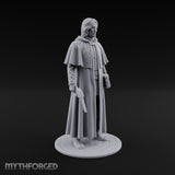 Pistol Clutching Human Wanderer Miniature for Dungeons and Dragons, Pathfinder or other TTRPGs