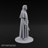 Pistol Clutching Human Wanderer Miniature for Dungeons and Dragons, Pathfinder or other TTRPGs