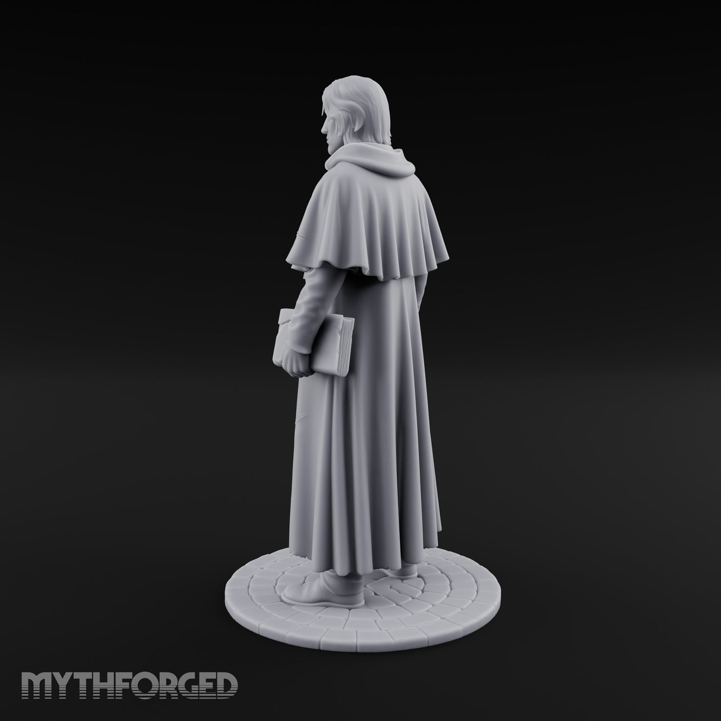 Pistol Clutching Human Wanderer Miniature for Dungeons and Dragons, Pathfinder or other TTRPGs