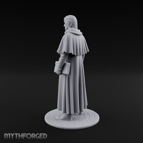 Pistol Clutching Human Wanderer Miniature for Dungeons and Dragons, Pathfinder or other TTRPGs