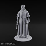Pistol Clutching Human Wanderer Miniature for Dungeons and Dragons, Pathfinder or other TTRPGs