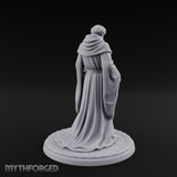 Pistol Concealing Human Friar Miniature for Dungeons and Dragons, Pathfinder or other TTRPGs