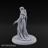Pistol Concealing Human Friar Miniature for Dungeons and Dragons, Pathfinder or other TTRPGs