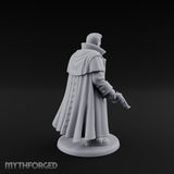Pistol Dangling Coat Sweeping Human Gunslinger Miniature for Dungeons and Dragons, Pathfinder or other TTRPGs