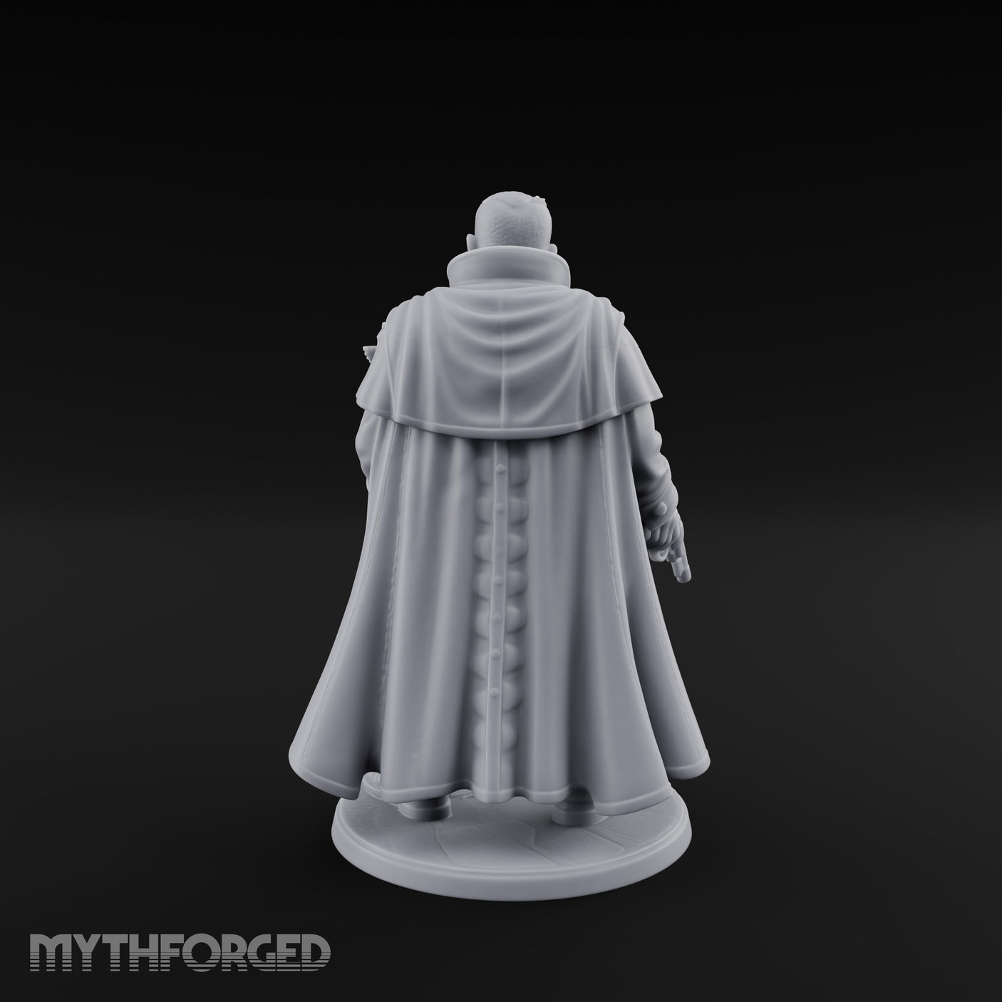 Pistol Dangling Coat Sweeping Human Gunslinger Miniature for Dungeons and Dragons, Pathfinder or other TTRPGs