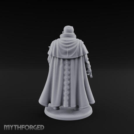 Pistol Dangling Coat Sweeping Human Gunslinger Miniature for Dungeons and Dragons, Pathfinder or other TTRPGs