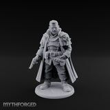 Pistol Dangling Coat Sweeping Human Gunslinger Miniature for Dungeons and Dragons, Pathfinder or other TTRPGs