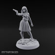 Pistol Drawn Human Monster Hunter Miniature for Dungeons and Dragons, Pathfinder or other TTRPGs