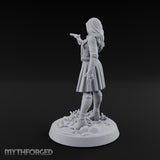 Pistol Drawn Human Monster Hunter Miniature for Dungeons and Dragons, Pathfinder or other TTRPGs