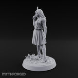 Pistol Drawn Human Monster Hunter Miniature for Dungeons and Dragons, Pathfinder or other TTRPGs
