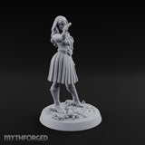 Pistol Drawn Human Monster Hunter Miniature for Dungeons and Dragons, Pathfinder or other TTRPGs