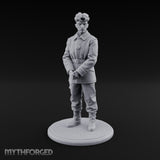 Pistol Gripping Human Fanatic Miniature for Dungeons and Dragons, Pathfinder or other TTRPGs