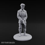 Pistol Gripping Human Fanatic Miniature for Dungeons and Dragons, Pathfinder or other TTRPGs