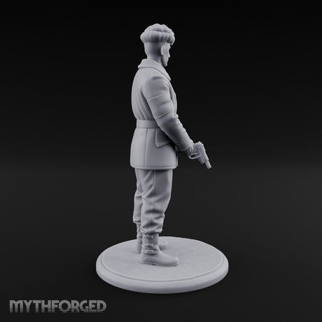 Pistol Gripping Human Fanatic Miniature for Dungeons and Dragons, Pathfinder or other TTRPGs