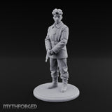 Pistol Gripping Human Fanatic Miniature for Dungeons and Dragons, Pathfinder or other TTRPGs