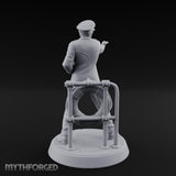 Pistol Levelled Human Captain Miniature for Dungeons and Dragons, Pathfinder or other TTRPGs