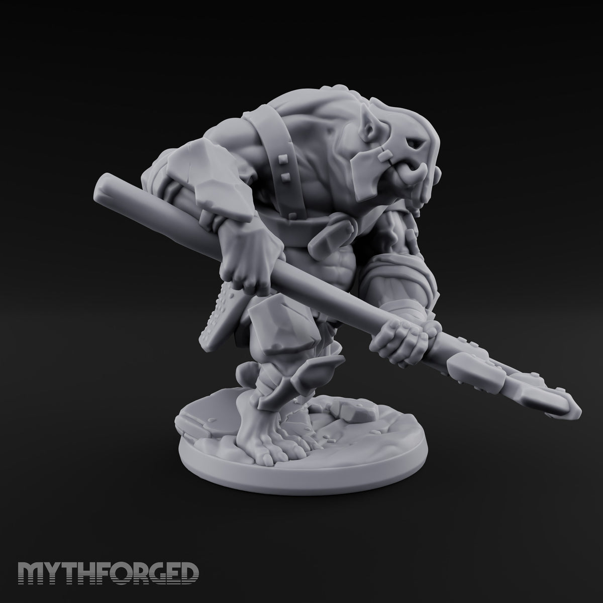 Sand Underfoot, Crowd Overhead Human, Elf, Ogre Pit Fighters — C
