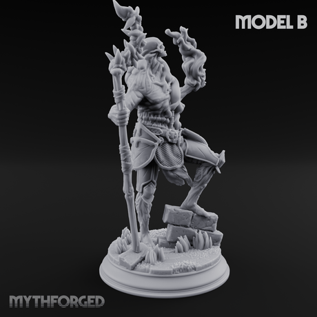 Magic Unfurling Risen Skeletons Miniature for Dungeons and Dragons, Pathfinder or other TTRPGs