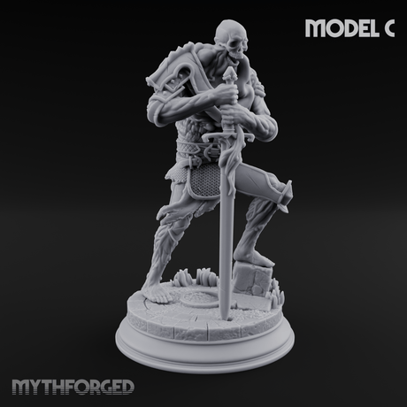 Magic Unfurling Risen Skeletons Miniature for Dungeons and Dragons, Pathfinder or other TTRPGs