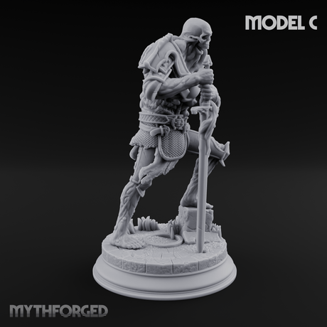 Magic Unfurling Risen Skeletons Miniature for Dungeons and Dragons, Pathfinder or other TTRPGs