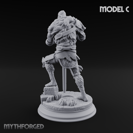 Magic Unfurling Risen Skeleton C Miniature for Dungeons and Dragons, Pathfinder or other TTRPGs