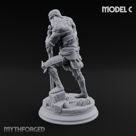Magic Unfurling Risen Skeleton C Miniature for Dungeons and Dragons, Pathfinder or other TTRPGs