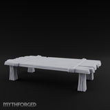 Plank-Lashed Rope-Bound Rustic Rectangular Table
