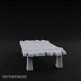 Plank-Lashed Rope-Bound Rustic Rectangular Table gallery 4